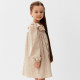 Платье для девочки KAFTAN: Summer cotton с воротником, бежевое, рост 86-92 см
