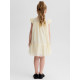 Платье нарядное для девочки MINAKU: PartyDress, цвет молочный, рост 98-104 см, шифон