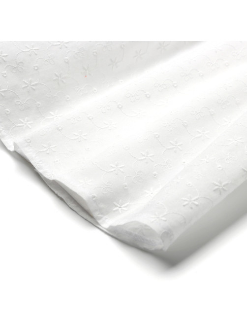 Платье для девочки MINAKU: Cotton collection, белое, рост 104-110 см