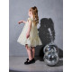 Платье нарядное для девочки MINAKU: PartyDress, цвет молочный, рост 92-98 см, шифон