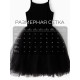 Платье нарядное для девочки MINAKU: PartyDress с пышной юбкой, чёрное, рост 92-98 см