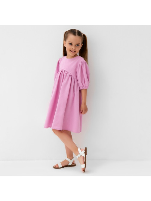 Платье для девочки KAFTAN: Summer cotton, розовое, рост 98-104 см