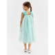 Платье нарядное для девочки MINAKU: PartyDress, цвет мятный, рост 104-110 см