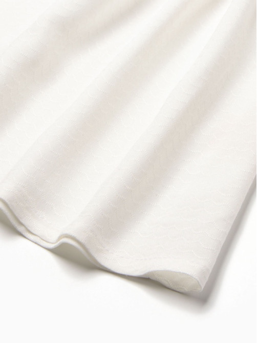 Платье для девочки, MINAKU: Cotton collection, белое, рост 92 см