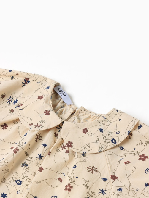 Платье для девочки KAFTAN, бежевое, рост 100 см