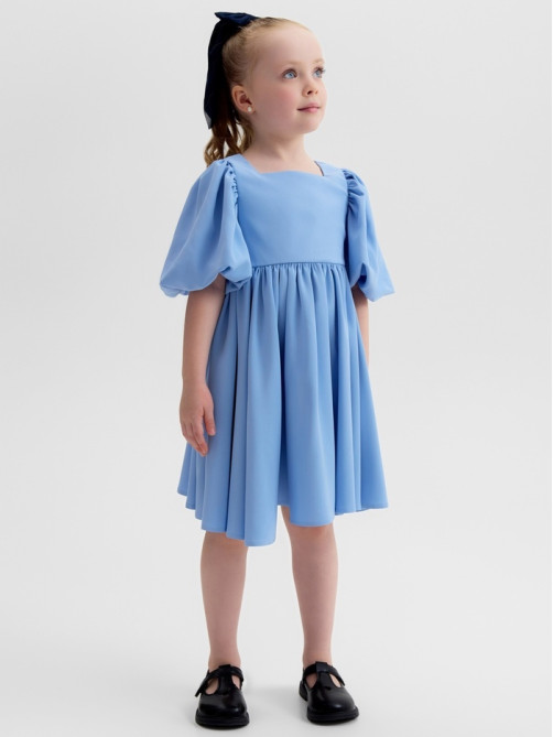 Платье нарядное для девочки MINAKU: Party Dress, голубое, рост 98-104 см