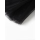 Платье нарядное для девочки MINAKU: PartyDress с пышной юбкой, чёрное, рост 92-98 см