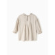 Платье для девочки KAFTAN, цвет молочный, размер 30 (98-104 см)
