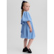 Платье нарядное для девочки MINAKU: Party Dress, голубое, рост 98-104 см