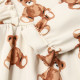Платье с рюшами для девочки KAFTAN «Мишки», бежевое, рост 86-92 см