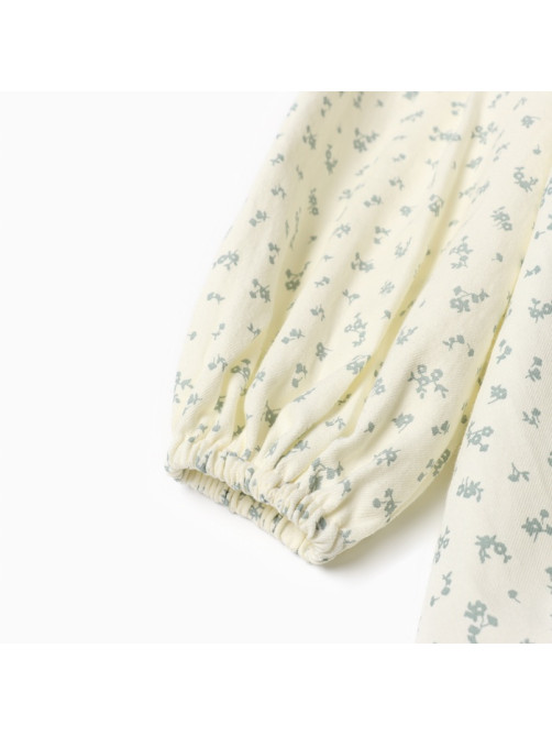 Платье для девочки KAFTAN: Summer cotton на пуговицах, цвет молочный, рост 98-104 см