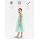 Платье нарядное для девочки MINAKU: PartyDress, цвет мятный, рост 146-152 см