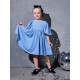 Платье нарядное для девочки MINAKU: Party Dress, голубое, рост 92-98 см