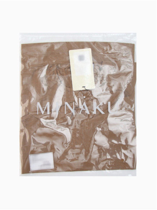 Платье для девочки, MINAKU: linen summer, коричневое, рост 98 см
