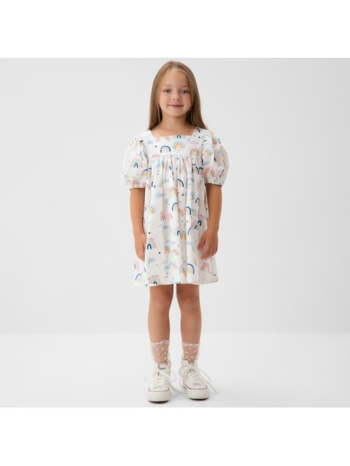 Платье для девочки KAFTAN «Радуга», белое, рост 98-104 см