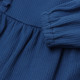 Платье для девочки KAFTAN: Blueberry, синее, рост 86-92 см