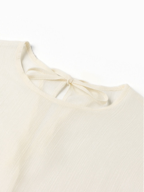 Платье мини женское с подкладом MINAKU: Casual Collection, белое, размер 48