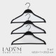 Плечики - вешалки для одежды LaDо́m, пластик софт тач, 40.5×23.5×1 см, 3 шт., с перекладиной