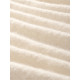 Плед с бахромой «Этель» Ivory, 135×180 см, молочный