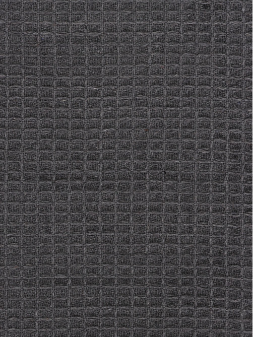 Плед с бахромой «Этель» Waffle, 130×180 см, тёмно-серый