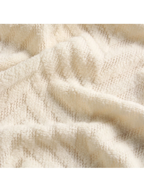 Плед «Этель» Soft, 130×170 см, 100% акрил, белый