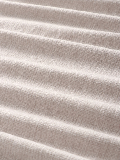 Плед с бахромой «Этель» Gray beige, 135×180 см, бежевый