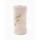 Плед с бахромой «Этель» Powder, 135×180 см, пудровый
