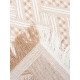 Плед с бахромой «Этель» Home, 130×180 см, жаккард, бежевый
