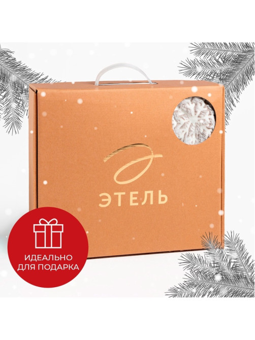 Плед с рукавами светящийся в темноте «Этель. Снежинки», 150×200 см
