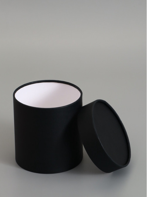 Коробка подарочная, завальцованная «Чёрная», 14×14 см