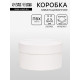 Подарочная коробка круглая «Алмаз» белый, завальцованная без окна, 18×10 см