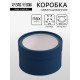 Подарочная коробка круглая, морской, завальцованная с окном, 16×11 см