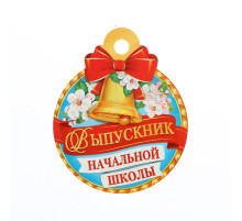 Медаль на выпускной «Выпускник начальной школы!», 10×10 см