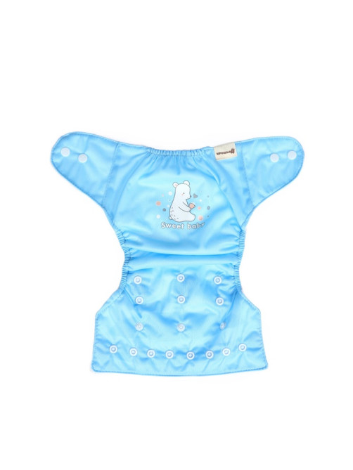 Многоразовый подгузник Sweet baby, 3-8 кг, бирюзовый, Крошка Я