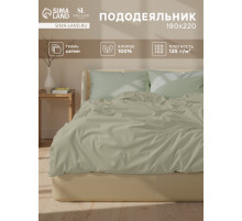 Пододеяльник 2-спальный SL Home Herb, 180×220 см, сатин