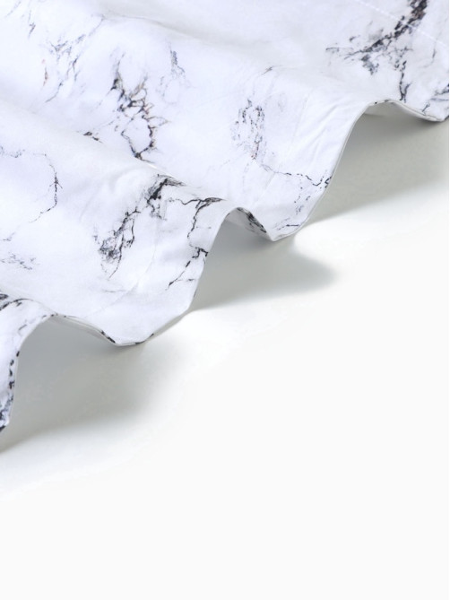 Пододеяльник 2-спальный «Этель» Marble, 180×220 см, перкаль