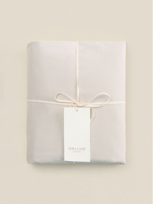 Пододеяльник 2-спальный SL Home Percale, 180×220 см, перкаль, молочный