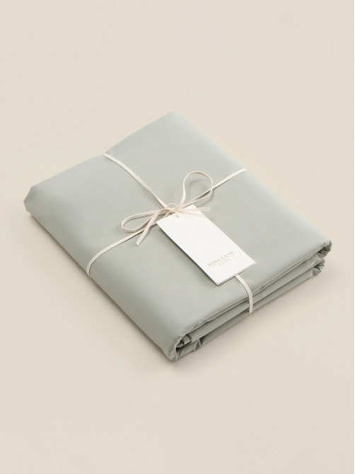 Пододеяльник евро SL Home Percale 300ТС, 200×220 см, оливковый, перкаль