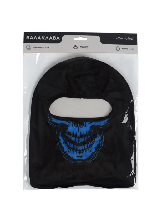 Маска-балаклава Cranium, размер универсальный, чёрная