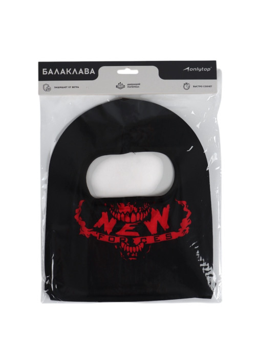 Маска - балаклава New Forces, размер ONE SIZE, чёрная