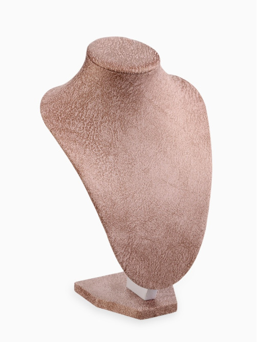 Бюст для украшений QF, 16×11×21 см, розовый