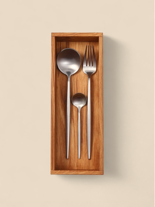 Лоток для столовых приборов и специй SL Home, 27×10×5 см, дуб