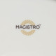 Тортовница Magistro Kingdom, 30.5×9.5 см, фарфор, белая