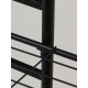 Подставка для цветов Greengo, 3 полки, 43×22×57 см, напольная, металл, чёрная