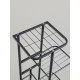 Подставка для цветов Greengo, 6 полок, 44×22×105 см, напольная, металл, тёмно-серая