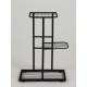 Подставка для цветов Greengo, 3 полки, 43×22×57 см, напольная, металл, чёрная