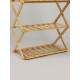 Подставка для цветов Greengo, 3 полки, 50×25×46 см, напольная, бамбук