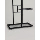 Подставка для цветов Greengo, 3 полки, 43×22×57 см, напольная, металл, чёрная