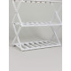 Подставка для цветов Greengo, 3 полки, 50×25×46 см, напольная, бамбук, белая