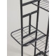 Подставка для цветов Greengo, 5 полок, 44×22×95 см, напольная, металл, тёмно-серая
